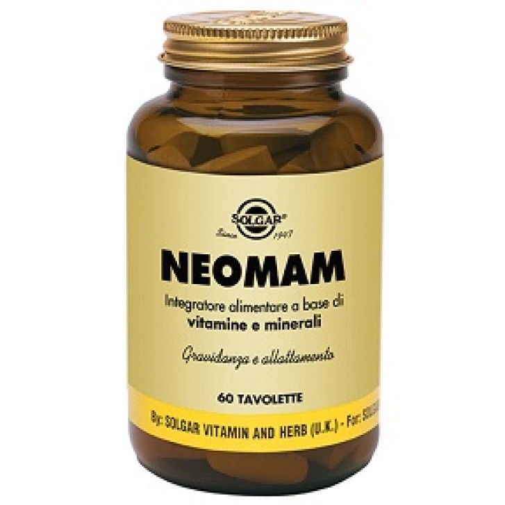 Solgar Neomam 60 Tavolette - Integratore Gravidanza e Allattamento