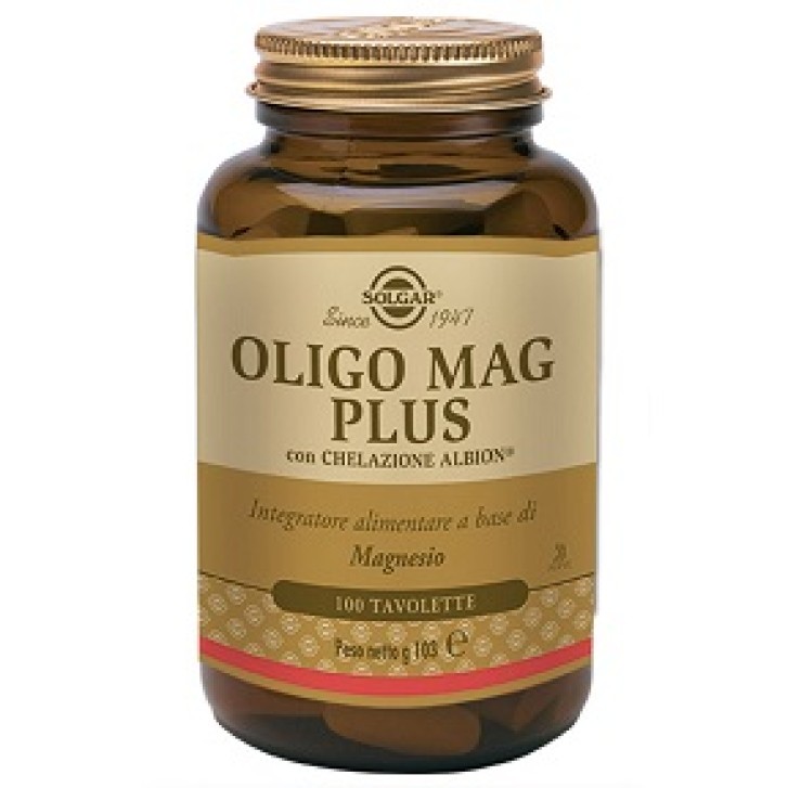 Solgar Oligo Mag Plus 100 Tavolette - Integratore Magnesio