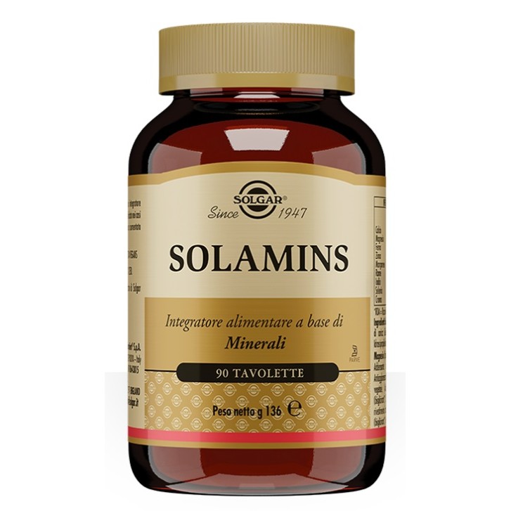 Solgar Solamins 90 Tavolette - Integratore Minerali