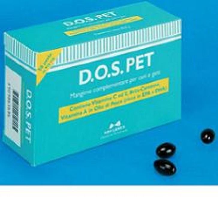 Dos Pet 50 Perle - Mangime Vitaminico per la Vista Cani e Gatti