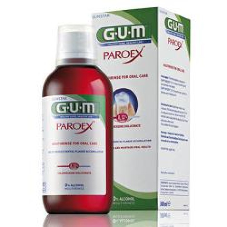 Gum Paroex Collutorio 0,12% Clorexidina per Gengiviti Parodontiti 300 ml