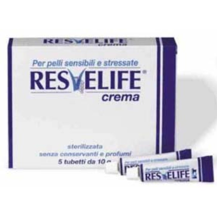 Skinproject Resvelife Crema Antiossidante Lenitiva Pelli Sensibili 5 Tubetti 10 grammi