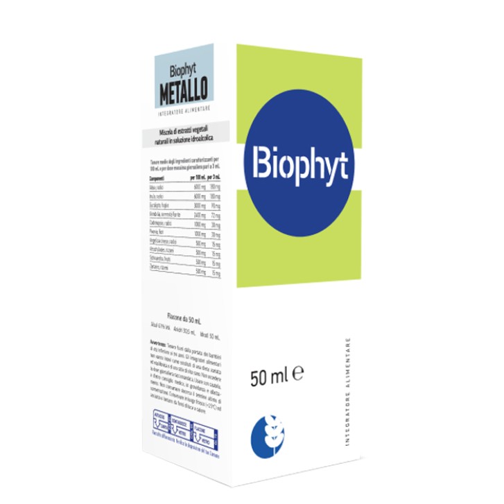 Biophyt Metallo 50 ml - Integratore Alimentare
