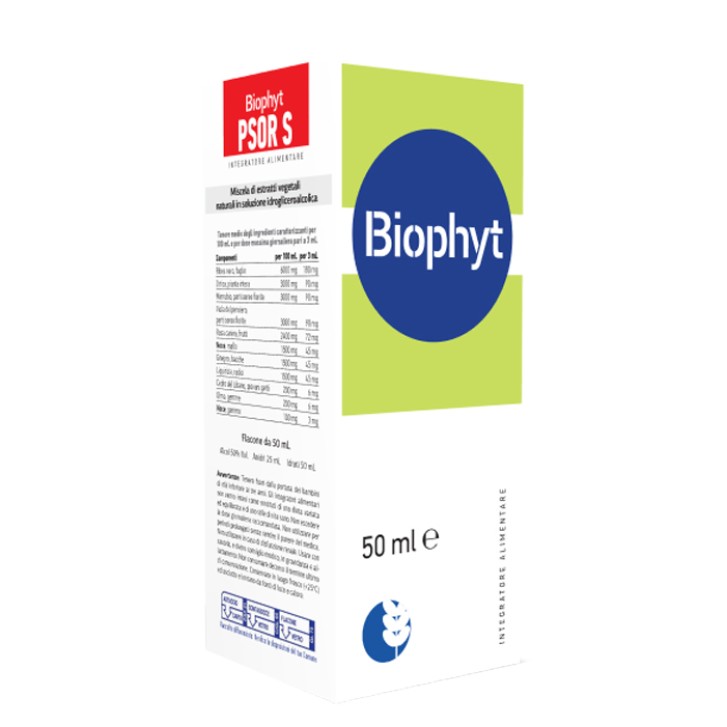 Biophyt Psor S 50 ml - Integratore Alimentare