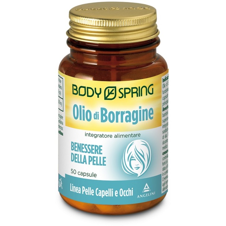 Body Spring Olio di Borragine 50 Capsule - Integratore Alimentare