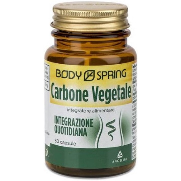 Body Spring Carbone Vegetale 50 Capsule - Integratore Alimentare
