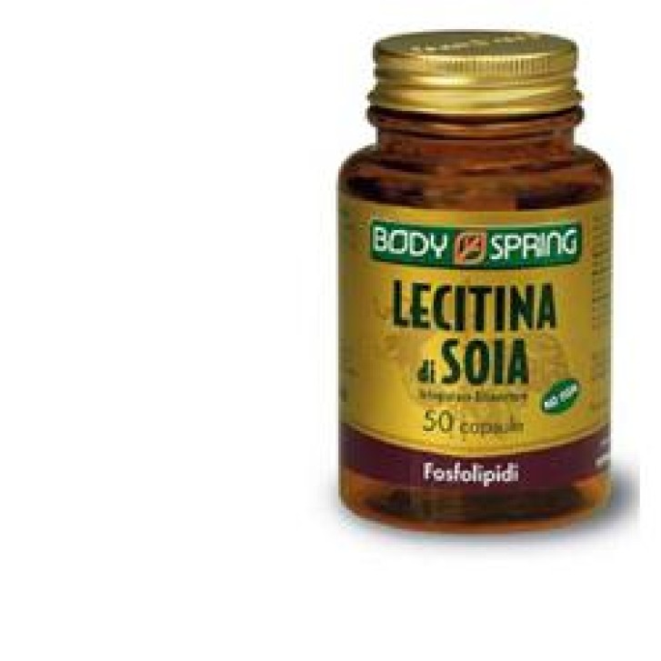 Body Spring Lecitina di Soia 100 Capsule - Integratore Alimentare