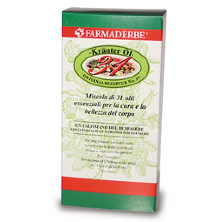 Farmaderbe KrauterOl 31 Miscela di Oli Essenziali Corpo 100 ml