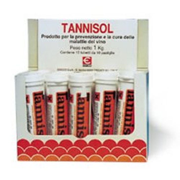 Tannisol Preparato per Mantenere Sani i Vini 10 Compresse