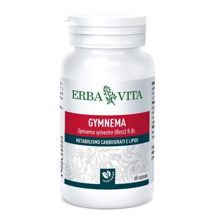 Erba Vita Gymnema 60 Capsule - Integratore Metabolismo Carboidrati e Lipidi