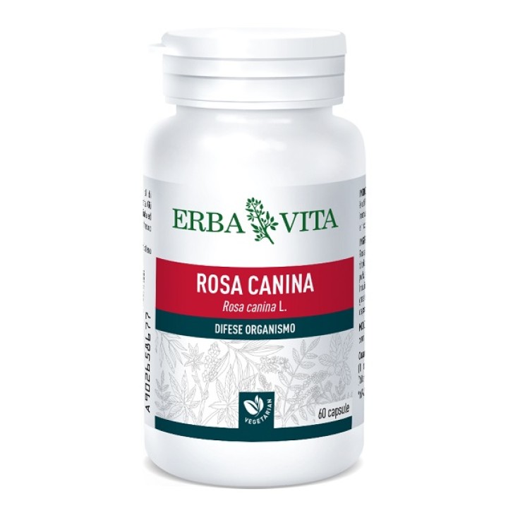 Erba Vita Rosa Canina 60 Capsule - Integratore Antiossidante