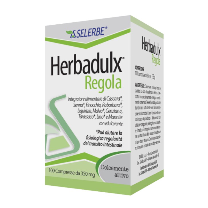 Herbadulx Regola 100 Compresse - Integratore Intestinale