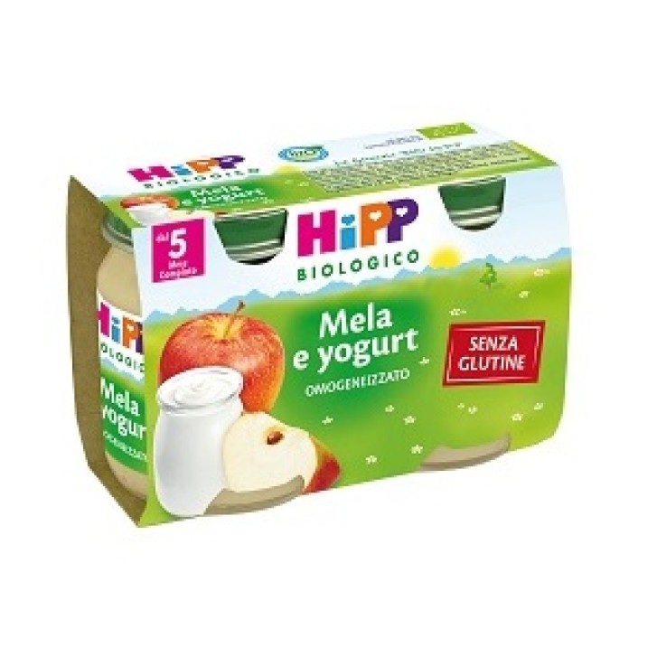 Hipp Bio Omogeneizzato Mela e Yogurt 2 x 125 grammi