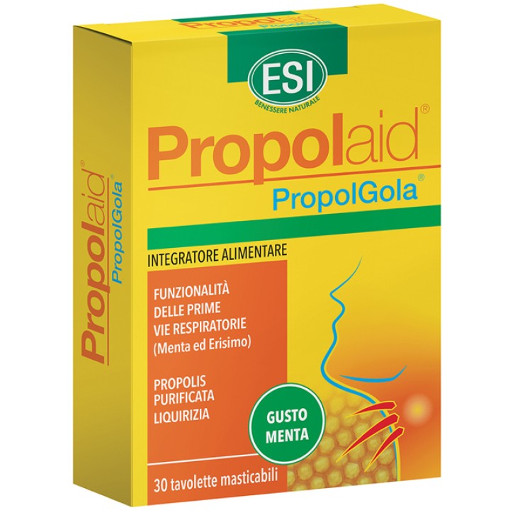 Esi Propolaid PropolGola 30 Ovalette - Integratore Alimentare Menta