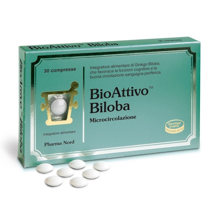 Bioattivo Biloba 30 Compresse - Integratore Alimentare