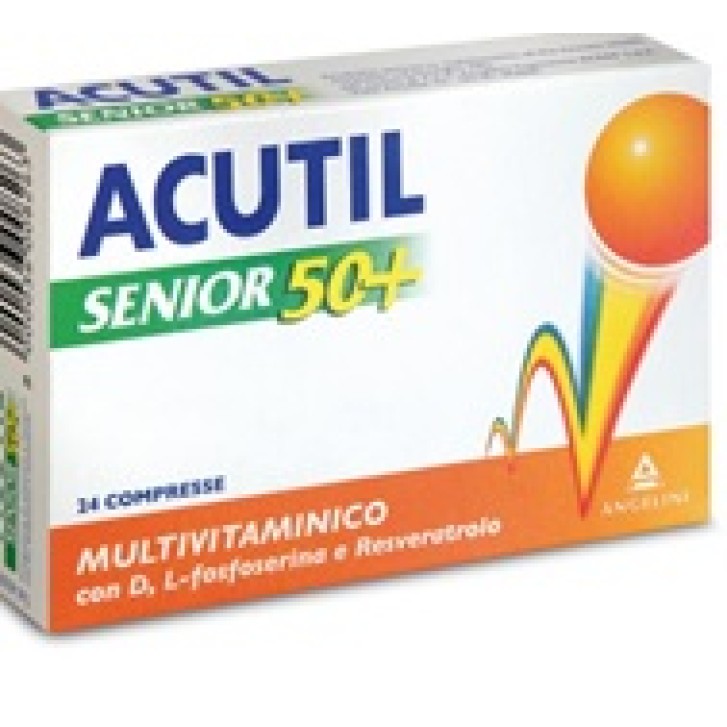 Acutil Senior 50+ 24 Compresse - Integratore Multivitaminico