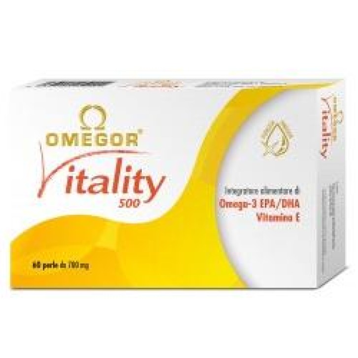 Omegor Vitality  500 60 Capsule - Integratore per il Colesterolo