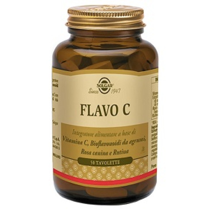 Solgar Flavo C 50 Tavolette - Integratore Vitamina C e Bioflavonoidi
