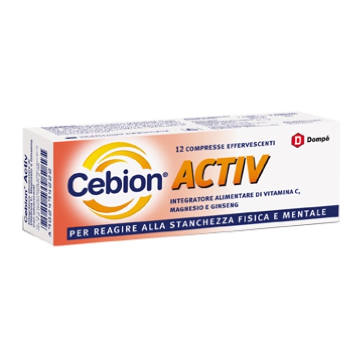 Cebion Activ 12 Compresse Effervescenti - Integratore Energetico