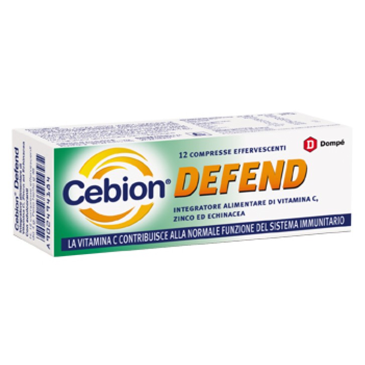 Cebion Defend 12 Compresse Effervescenti - Integratore Sistema Immunitario