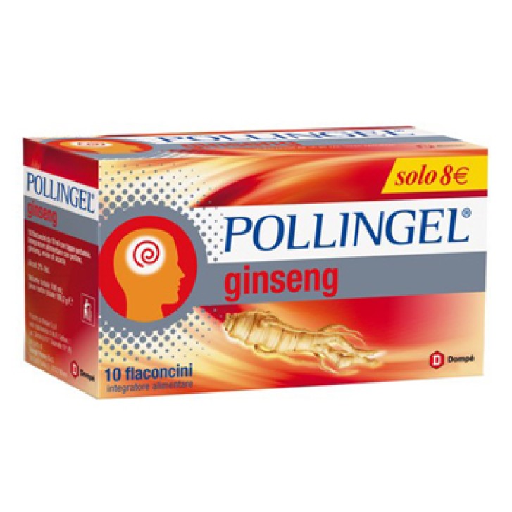 Pollingel Ginseng 10 Flaconcini - Integratore Energetico