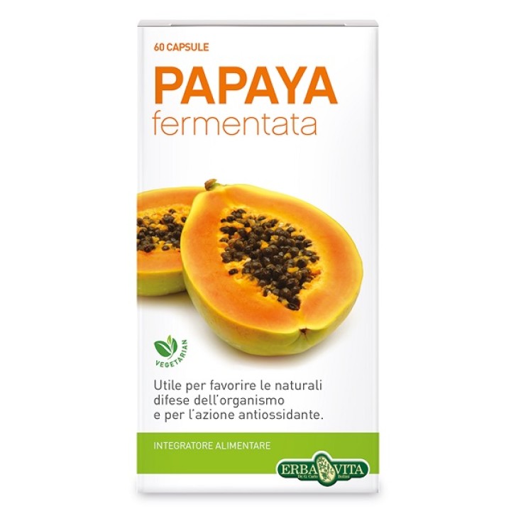 Erba Vita Papaya Fermentata 60 Capsule - Integratore Difese Immunitarie