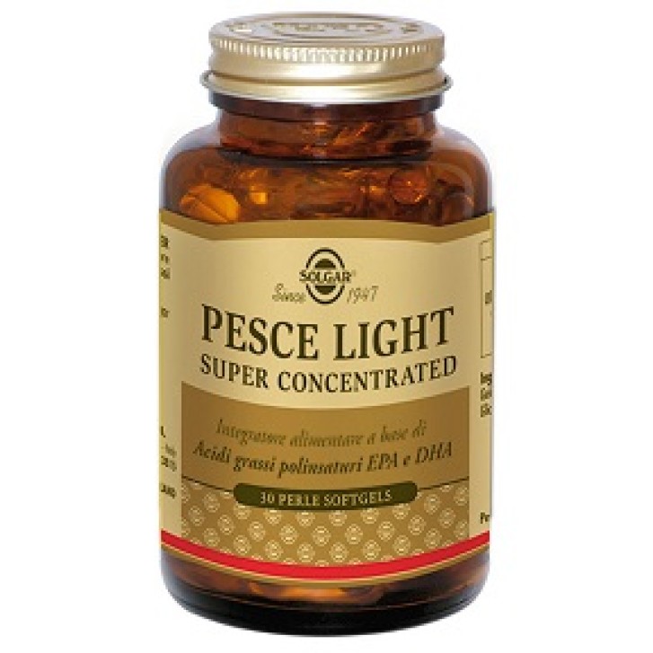 Solgar Pesce Light Super Concentrated 30 Perle - Integratore per il Colesterolo