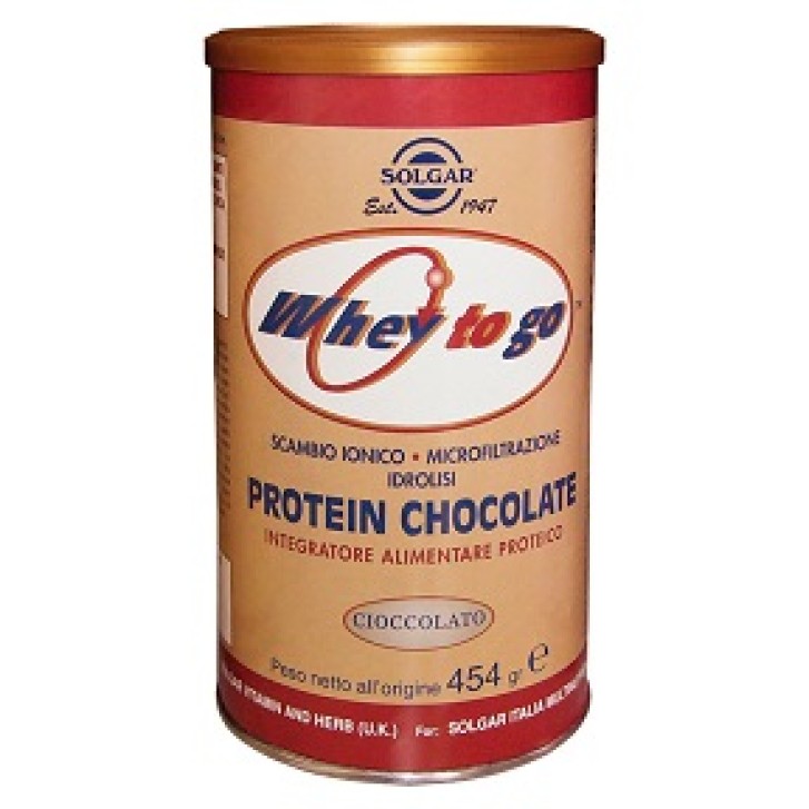 Solgar Protein Chocolate 454 grammi - Integratore Proteico al Cioccolato