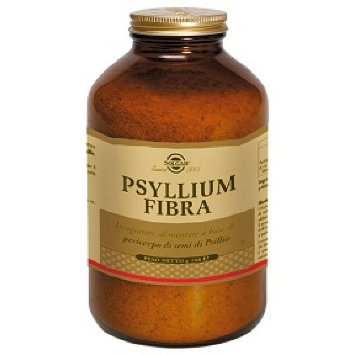 Solgar Psyllium Fibra 168 grammi - Integratore di Pericarpo Semi di Psillio