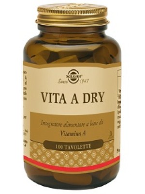 Solgar Vita A Dry 100 Compresse - Integratore Vitamina A