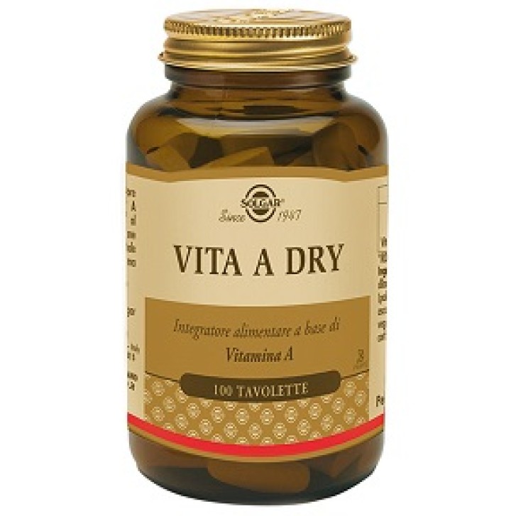 Solgar Vita A Dry 100 Compresse - Integratore Vitamina A
