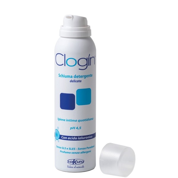 Clogin Schiuma Detergente Uso Ginecologico pH 4,5 Igiene Intima 150 ml