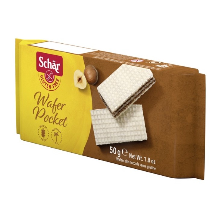 Schar Wafers Pocket Nocciola 50 grammi