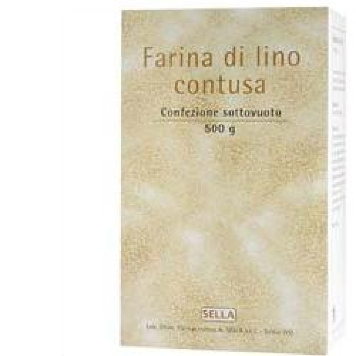 Sella Farina di Lino Contusa per Cataplasmi 250 grammi - Confezione Sottovuoto
