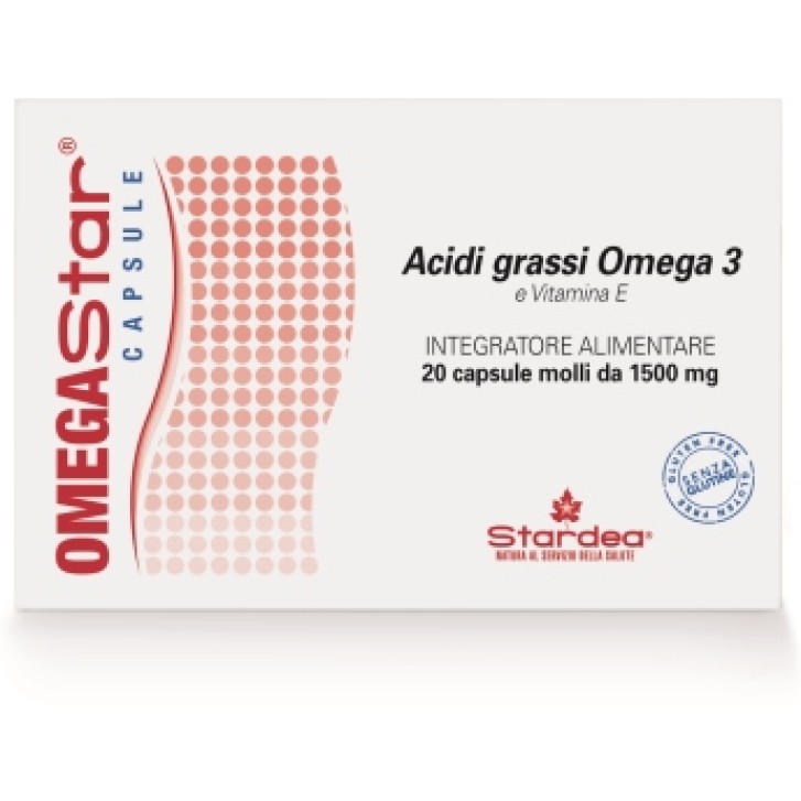 Omegastar 20 Capsule Molli - Integratore per il Colesterolo