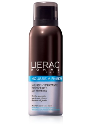 Lierac Homme Mousse Rasatura Idratante Protettiva Anti-Irritazioni 150 ml