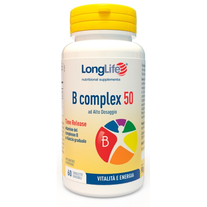 Longlife B Complex 50 T/R 60 Compresse - Integratore Vitaminico