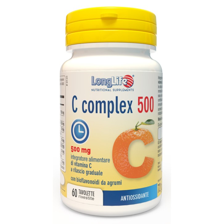Longlife C Complex 500 60 Tavolette - Integratore Sistema Immunitario