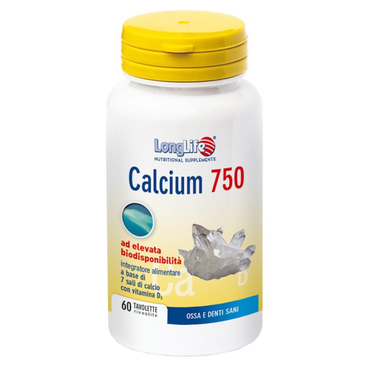 Longlife Calcium 60 Compresse - Integratore Ossa