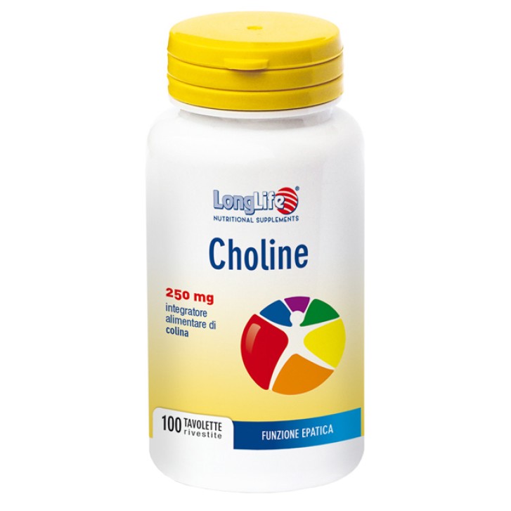 Longlife Choline 100 Tavolette - Integratore Tonico