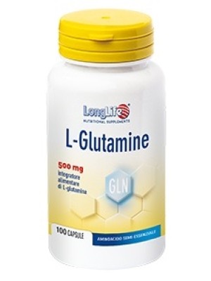 Longlife L-Glutamine 100 Capsule - Integratore Muscolare