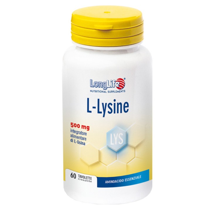 Longlife L-Lysine 60 Compresse - Integratore Aminoacidi