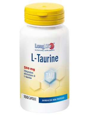 Longlife L-Taurine 100 Capsule - Integratore Aminoacidi