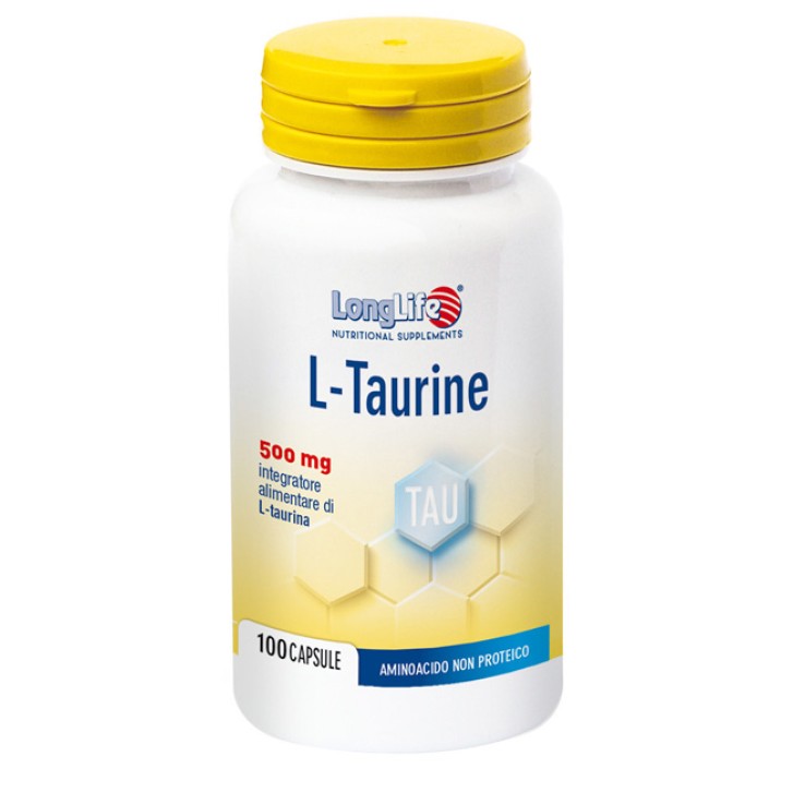 Longlife L-Taurine 100 Capsule - Integratore Aminoacidi
