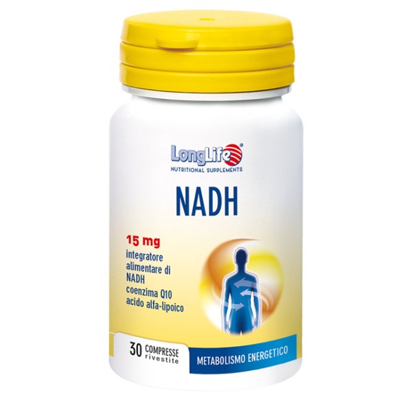 Longlife Nadh C/Q 10 30 Compresse - Integratore Metabolismo Energetico