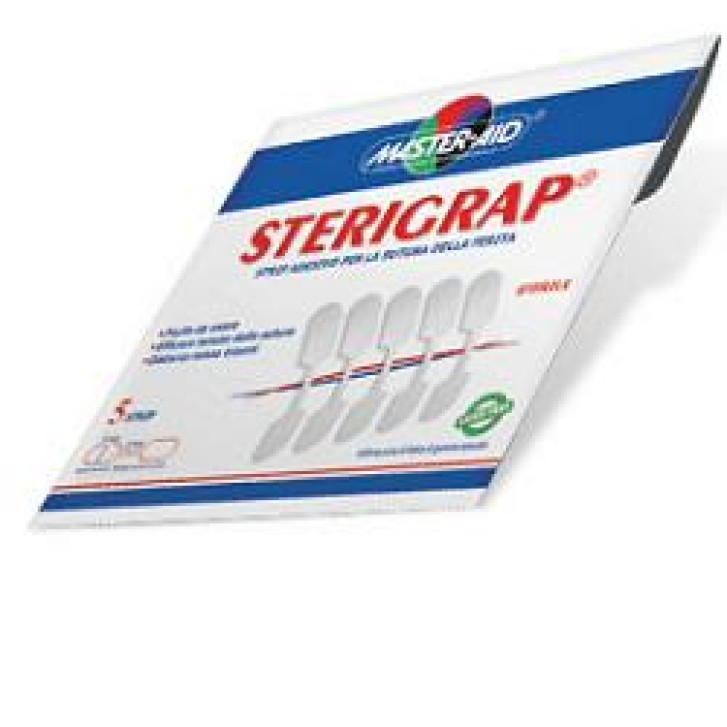 Master-Aid Sterigrap Strip Adesivo per Sutura 3,2 x 0,8 cm 5 pezzi