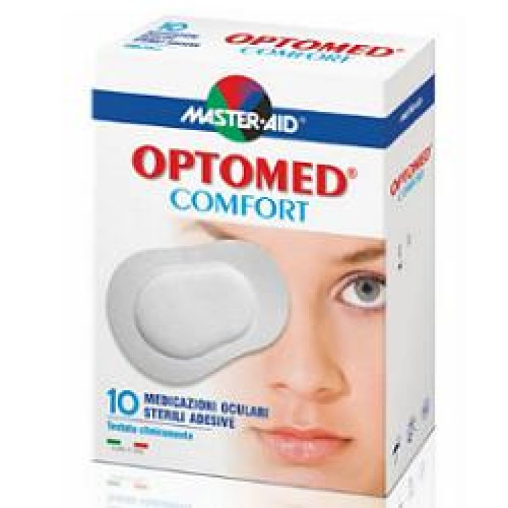Master-Aid Optomed Comfort Complesso Oculare Sterile Autoadesive Protettivo 10 Compresse Oculari