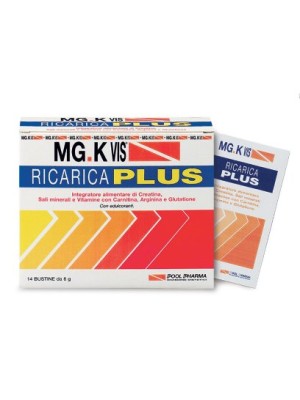 MG K Vis Ricarica Plus 14 Bustine - Integratore Alimentare Stanchezza