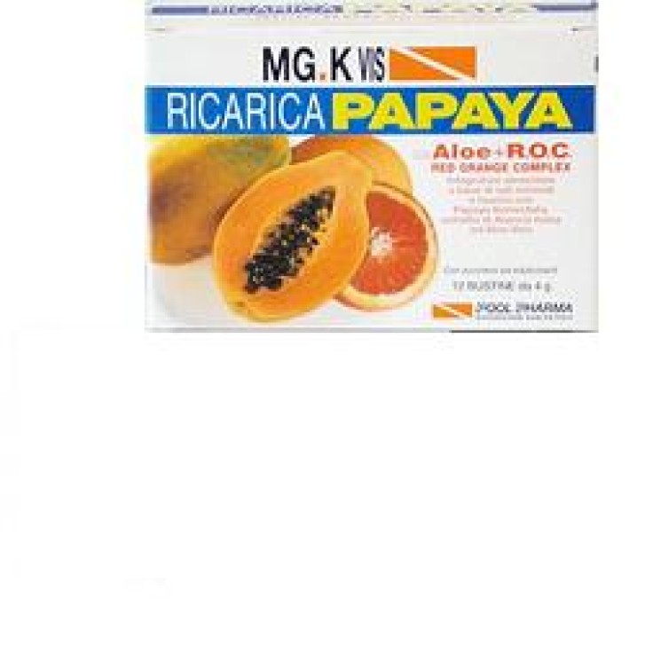 MG K Vis Ricarica Papaya 12 Bustine - Integratore Sistema Immunitario