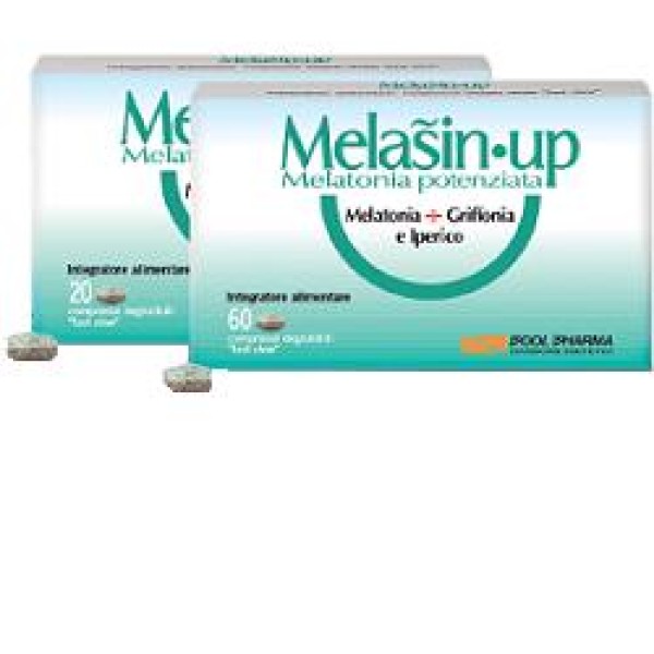 Melasin-Up 20 Compresse - Integratore Sonno Melatonina Potenziata